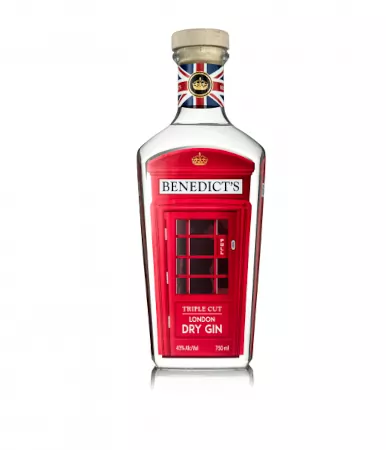 Select Beverage Company Benedict's London Dry Handcrafted Premium Gin 