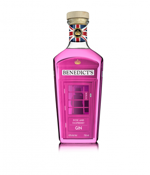 Select Beverage Company Benedict`s Rose & Raspberry Handcrafted Premium Gin