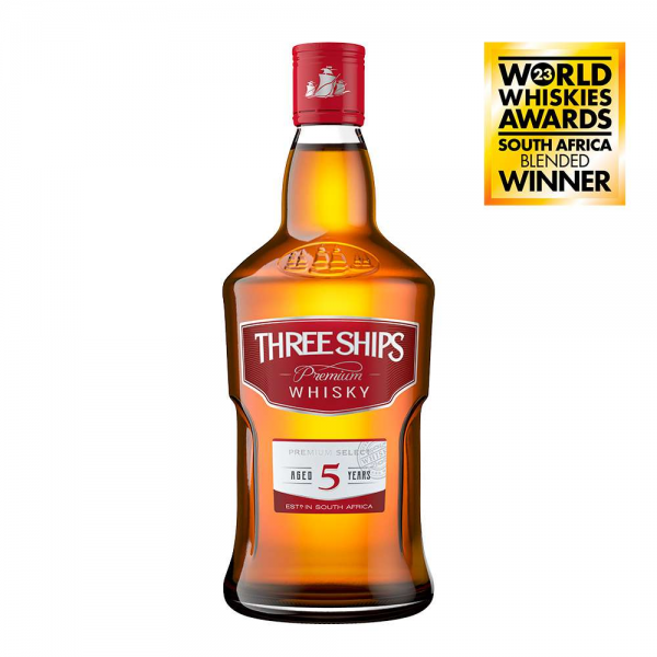 Distell Three Ships Whisky 5 Year old Premium Select 